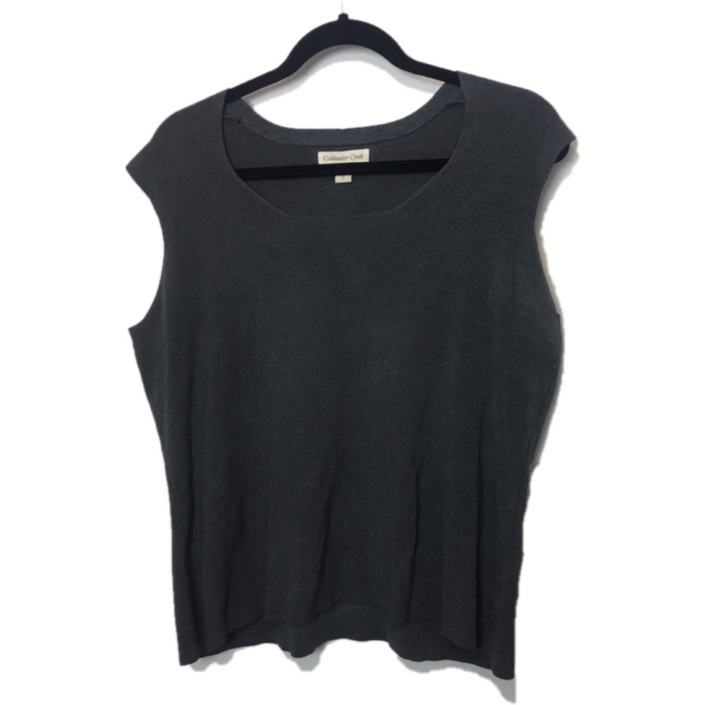 Coldwater creek Gray top XL